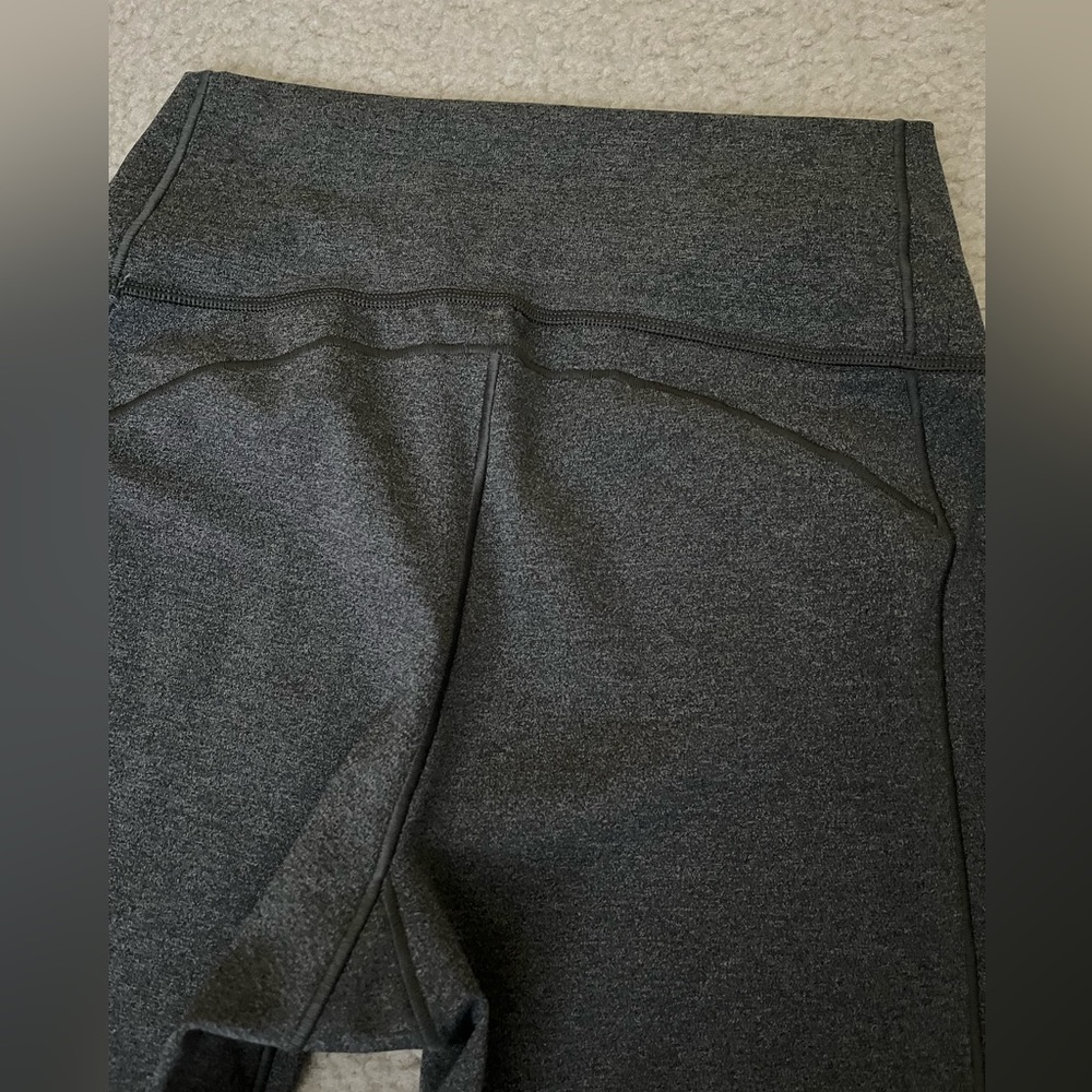 Adidas Compression Women's Leggings Sz Medium - Charcoal Gray - Picture 7 of 10